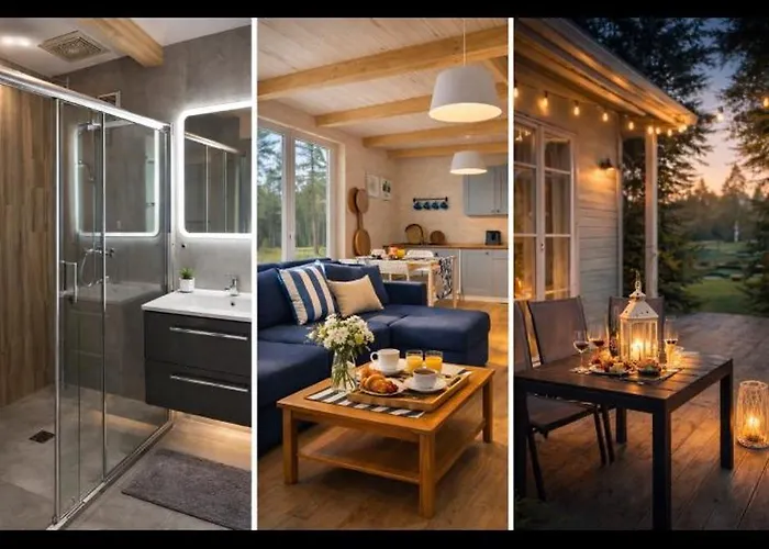 Domek letniskowy Kapitańskie Z Prywatnym Polem Do Gry W Mini Golf