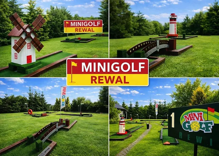 Kapitańskie Z Prywatnym Polem Do Gry W Mini Golf Domek letniskowy Rewal