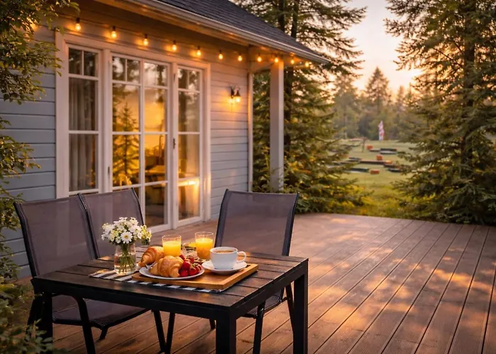 Kapitańskie Z Prywatnym Polem Do Gry W Mini Golf *